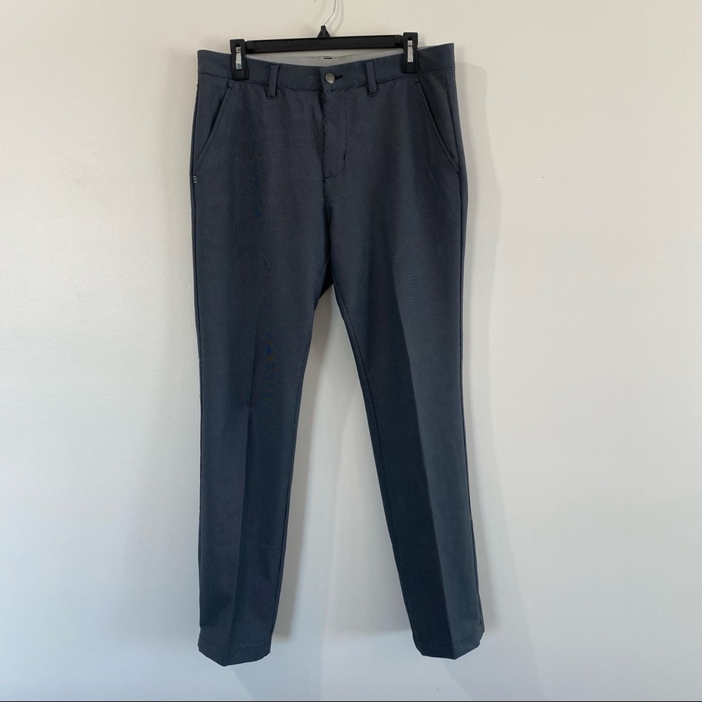 Adidas Gray and Black Pinstripe Golf Pants 32x32